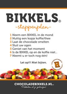 chocoladebikkels stappenplan instructies